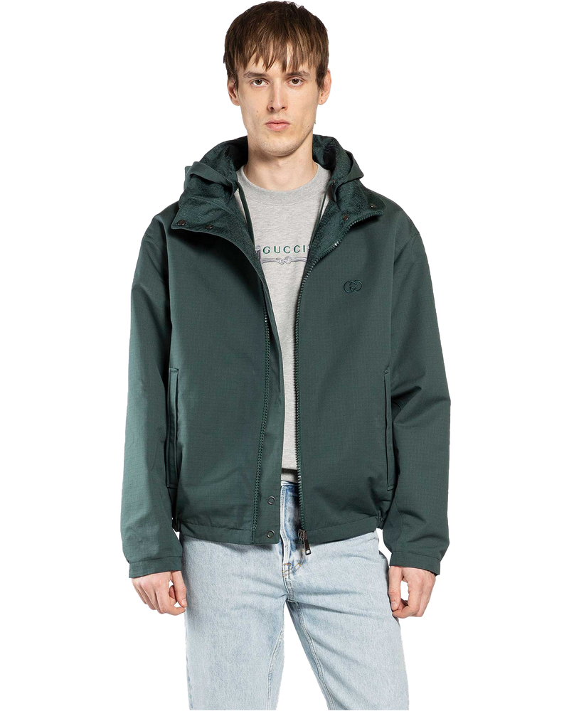 Reversible Cotton Ripstop Windbreaker Gucci – Гарантія оригінальності