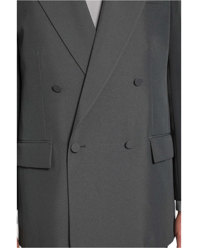 Оригінальна Double-Breasted Twill Blazer Gucci