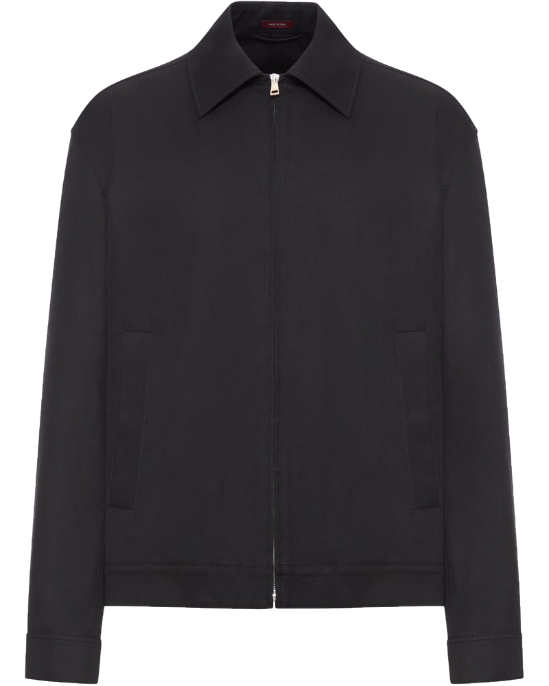 Оригінальна Cotton Twill Jacket With Web Detail Gucci