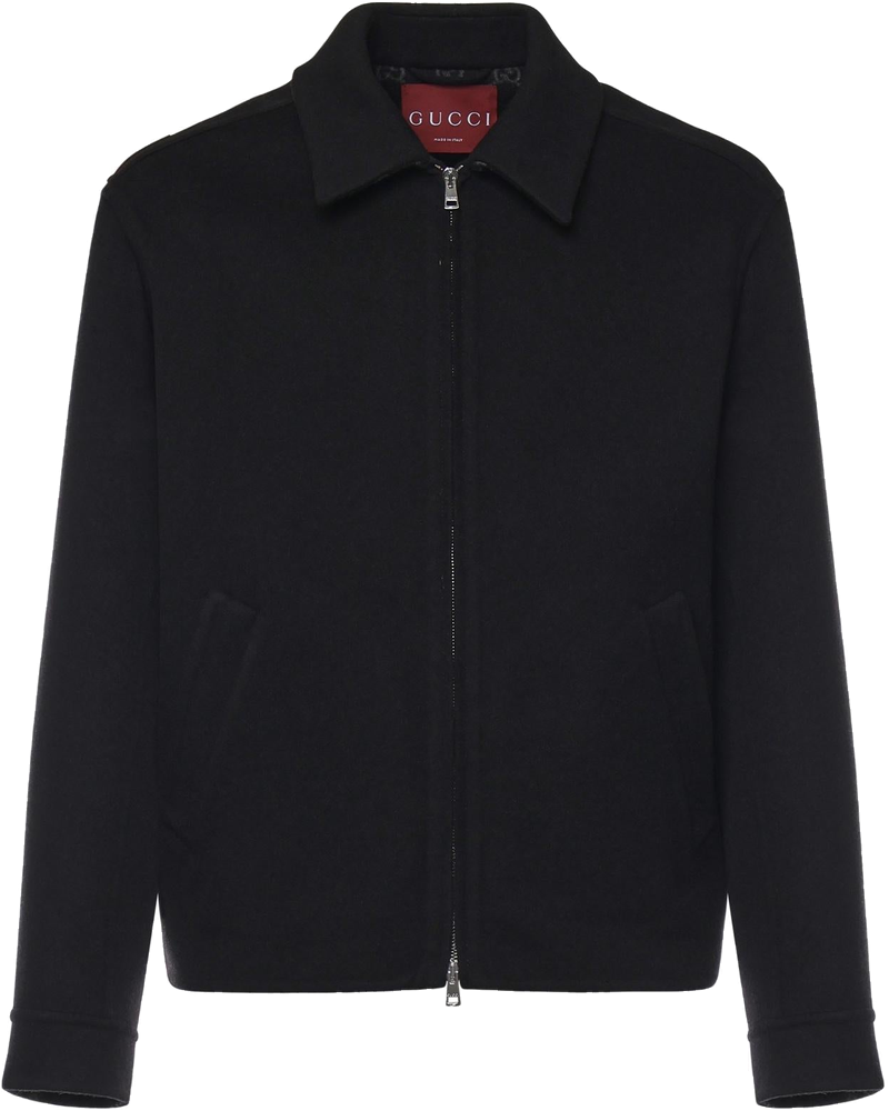 Оригінальна Giacca In Lana Double Con Zip Gucci