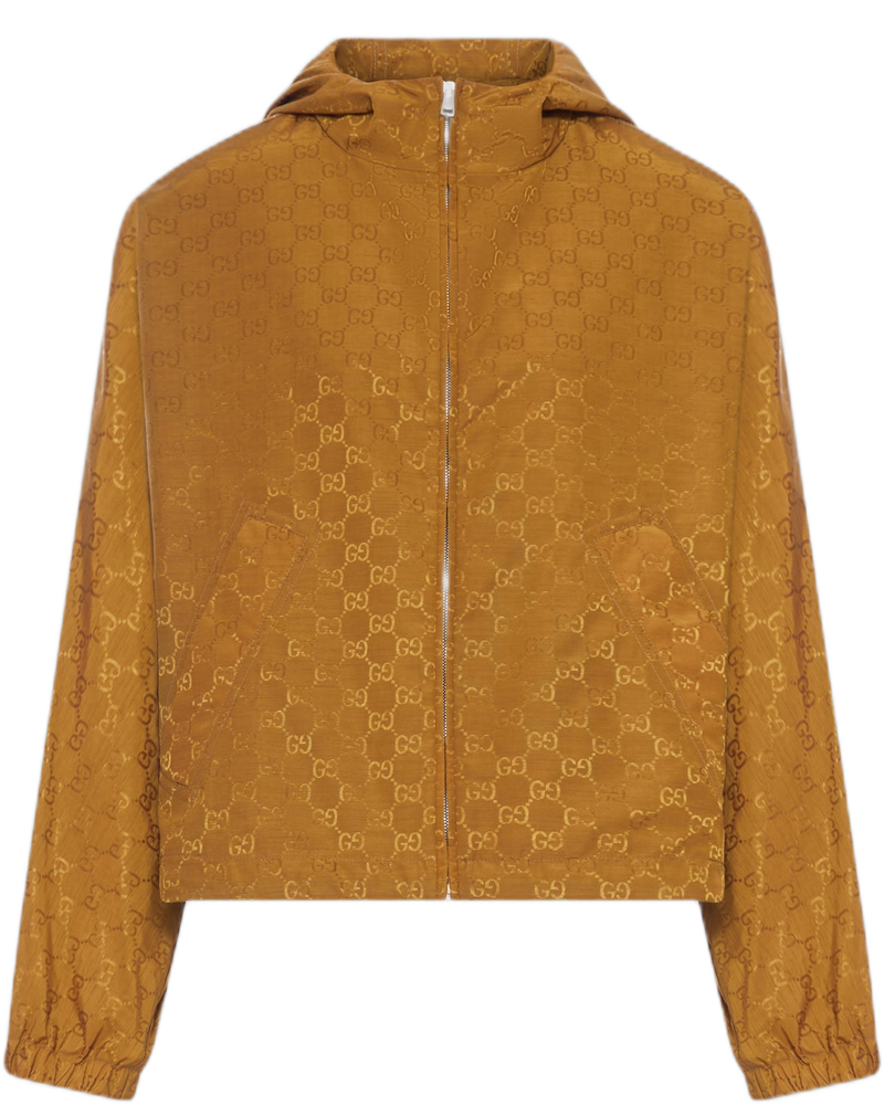 Short Jacket In Technical Jacquard Fabric With All-Over Gg Pattern Gucci оригінал – Купити в Україні