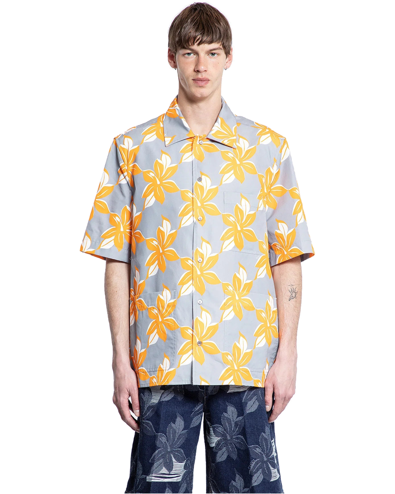 Printed Cotton Poplin Shirt Gucci – Гарантія оригінальності