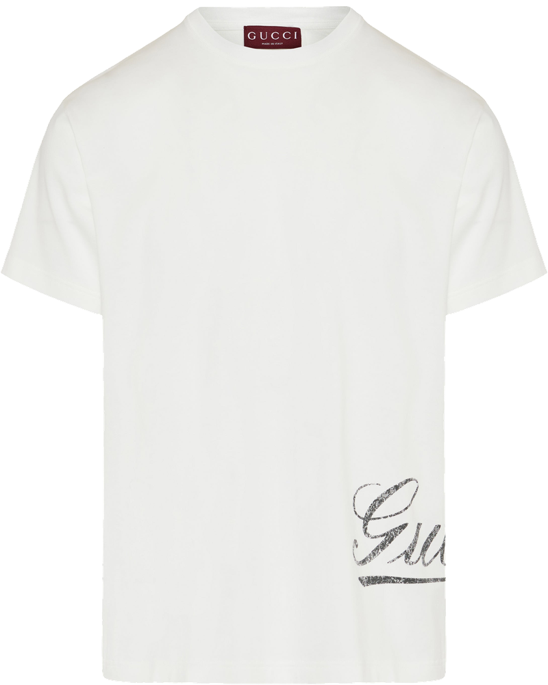 Cotton Jersey Printed T Shirt Gucci оригінал – Купити в Україні