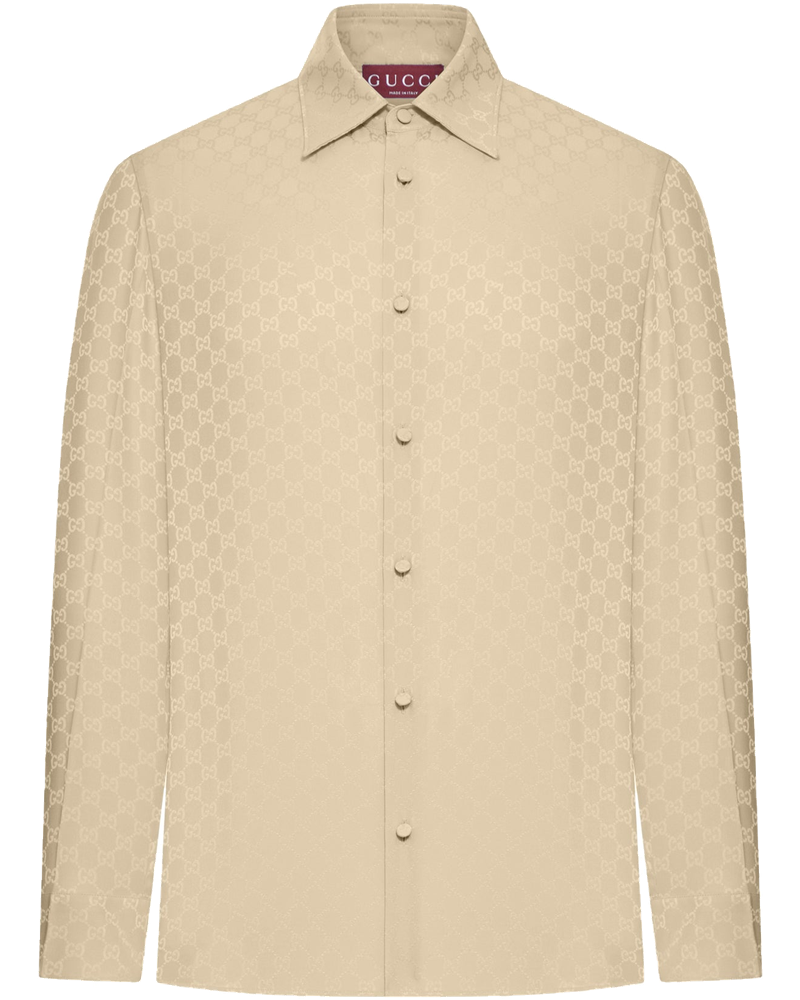 Gg Jacquard Silk Shirt Gucci – Гарантія оригінальності