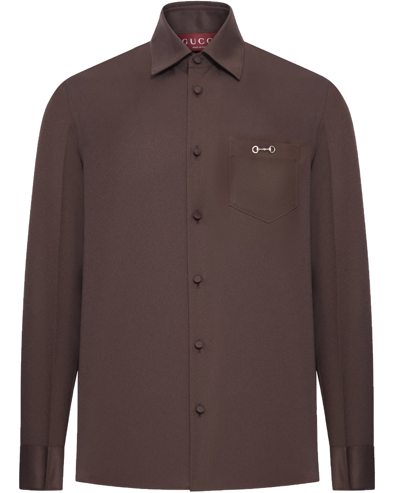 Оригінальна Twill Shirt With Hook Gucci