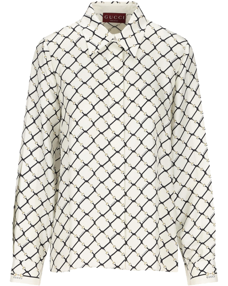 Camicia In Twill DI Seta Gucci оригінал – Купити в Україні