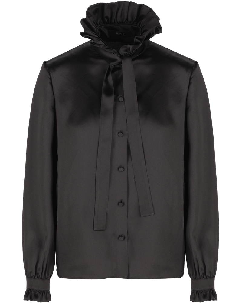 Оригінальна Silk Satin Shirt Gucci