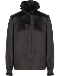 Оригінальна Silk Satin Shirt Gucci
