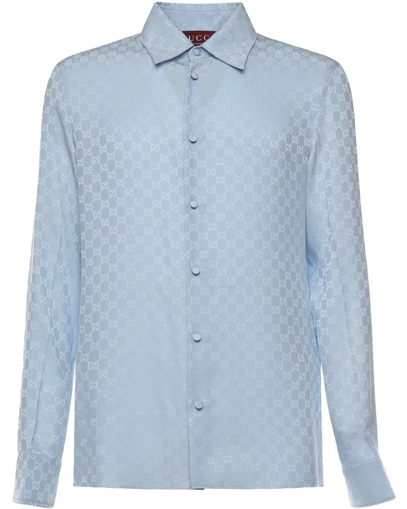 Camicia In Seta Gg Jacquard Gucci оригінал – Купити в Україні