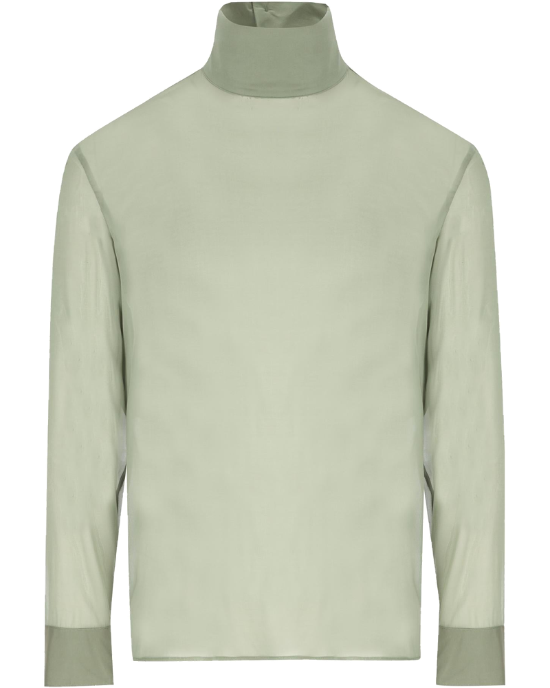 Оригінальна Silk Chiffon Shirt Gucci