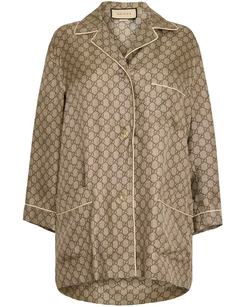 Camicia In Seta Gg Supreme Gucci – Гарантія оригінальності