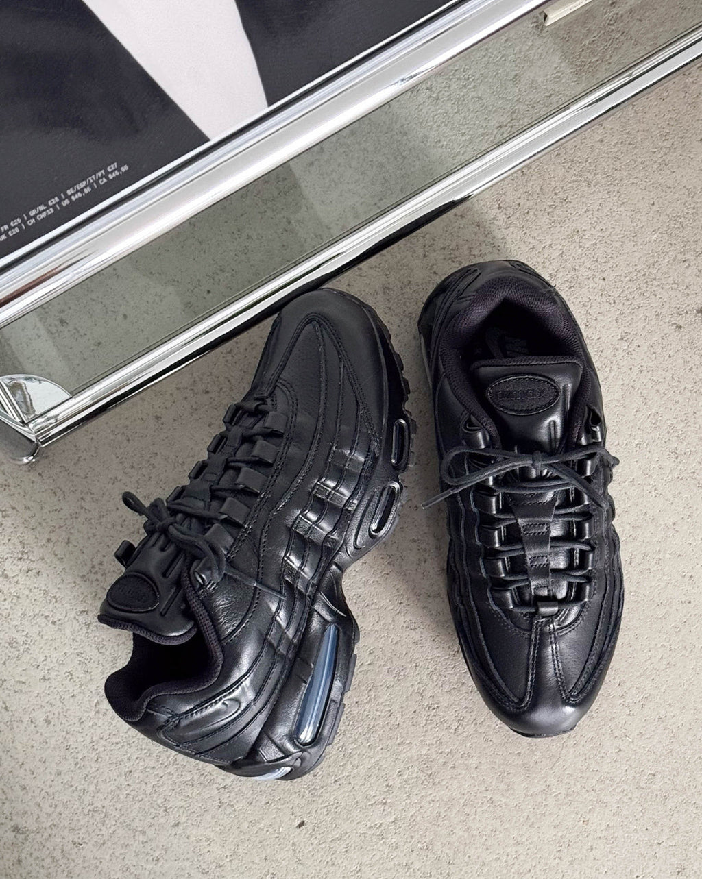 Оригінальна Air Max 95 *big Bubble* *leather* Nike – вид ззаду