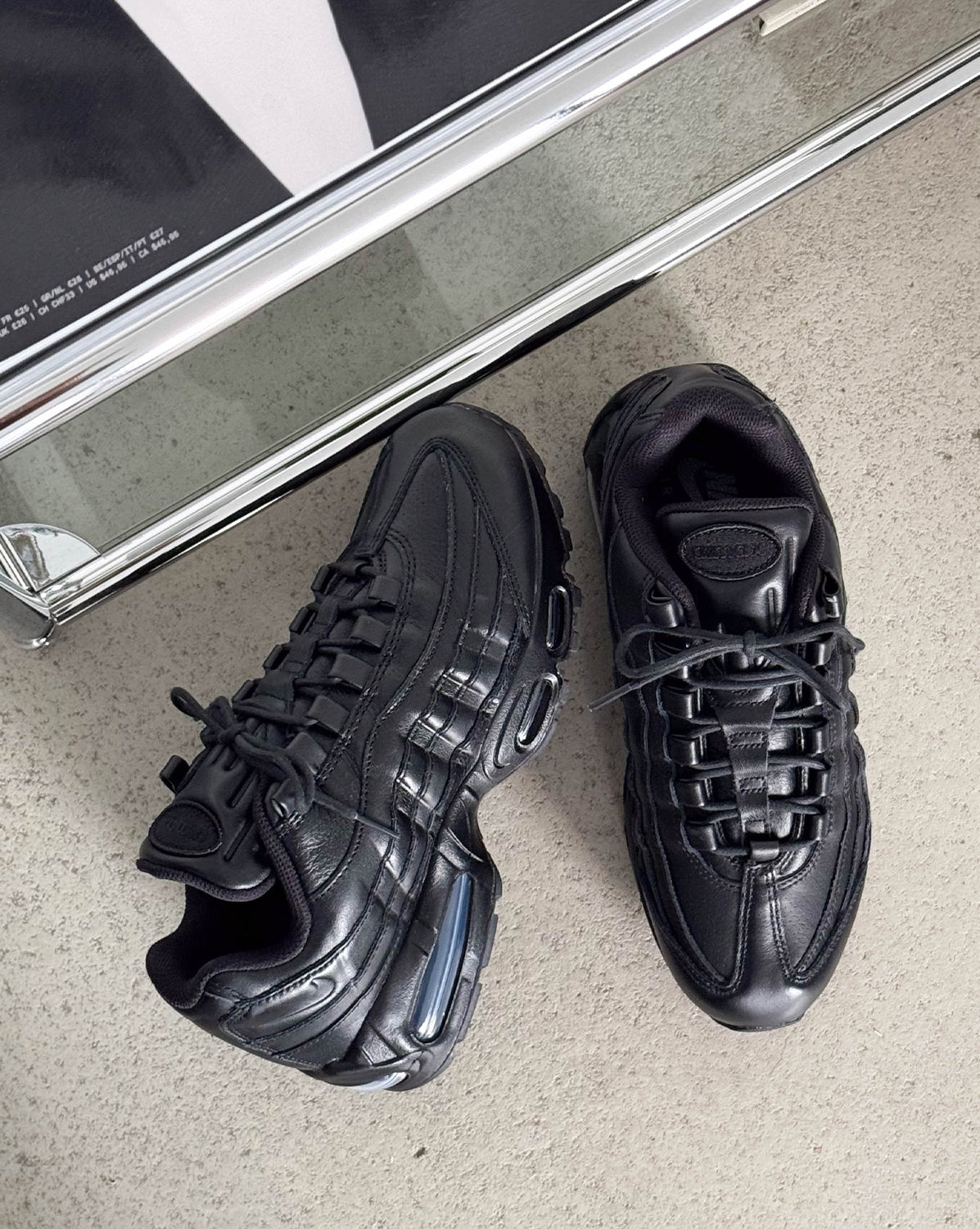 Оригінальна Air Max 95 *big Bubble* *leather* Nike – вид ззаду