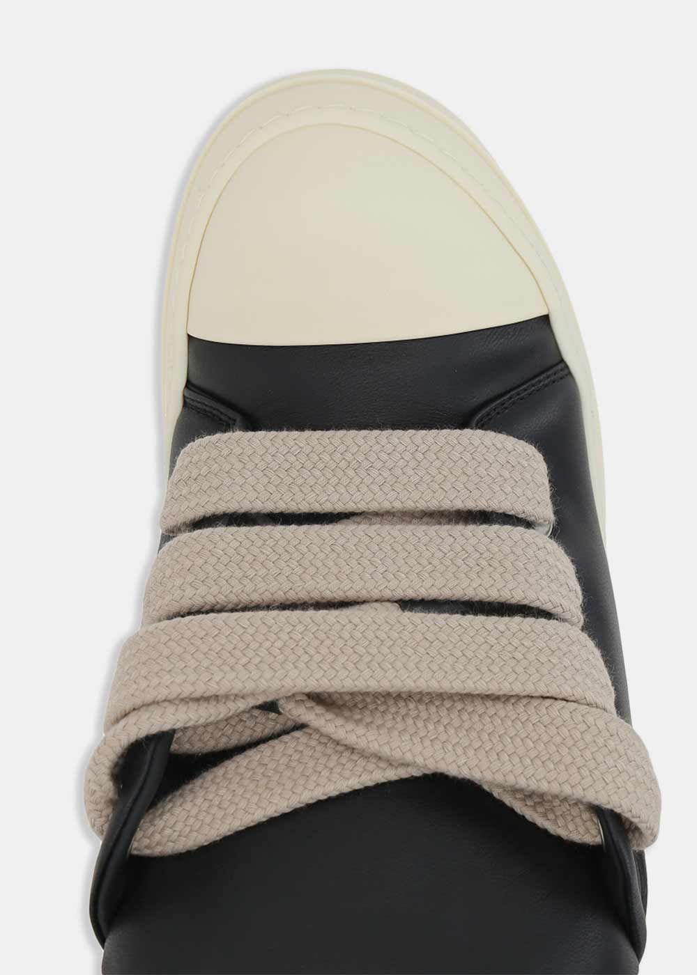 Black Jumbolaced Padded Low Sneakers Rick owens оригінал – Купити в Україні – збільшений вид