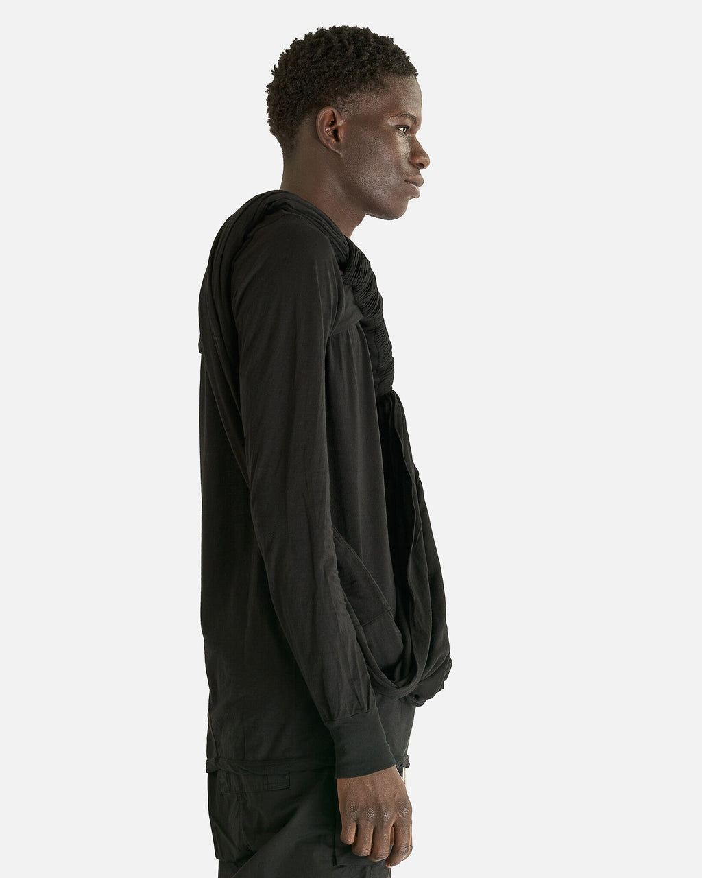 Оригінальна Harness Tank In Black Rick owens – вид ззаду