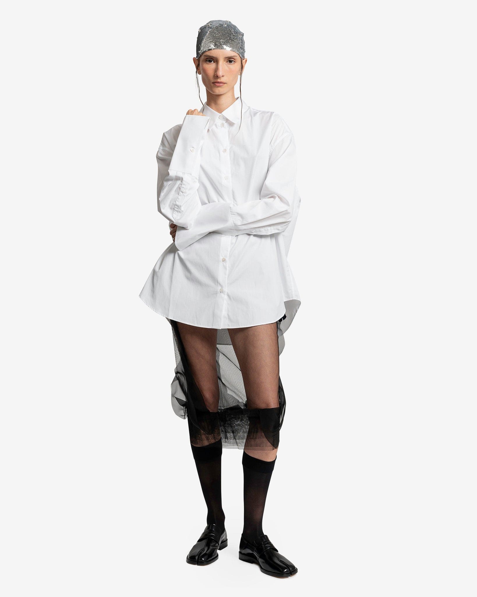Оригінальна Hat In White Maison margiela – детальний вид