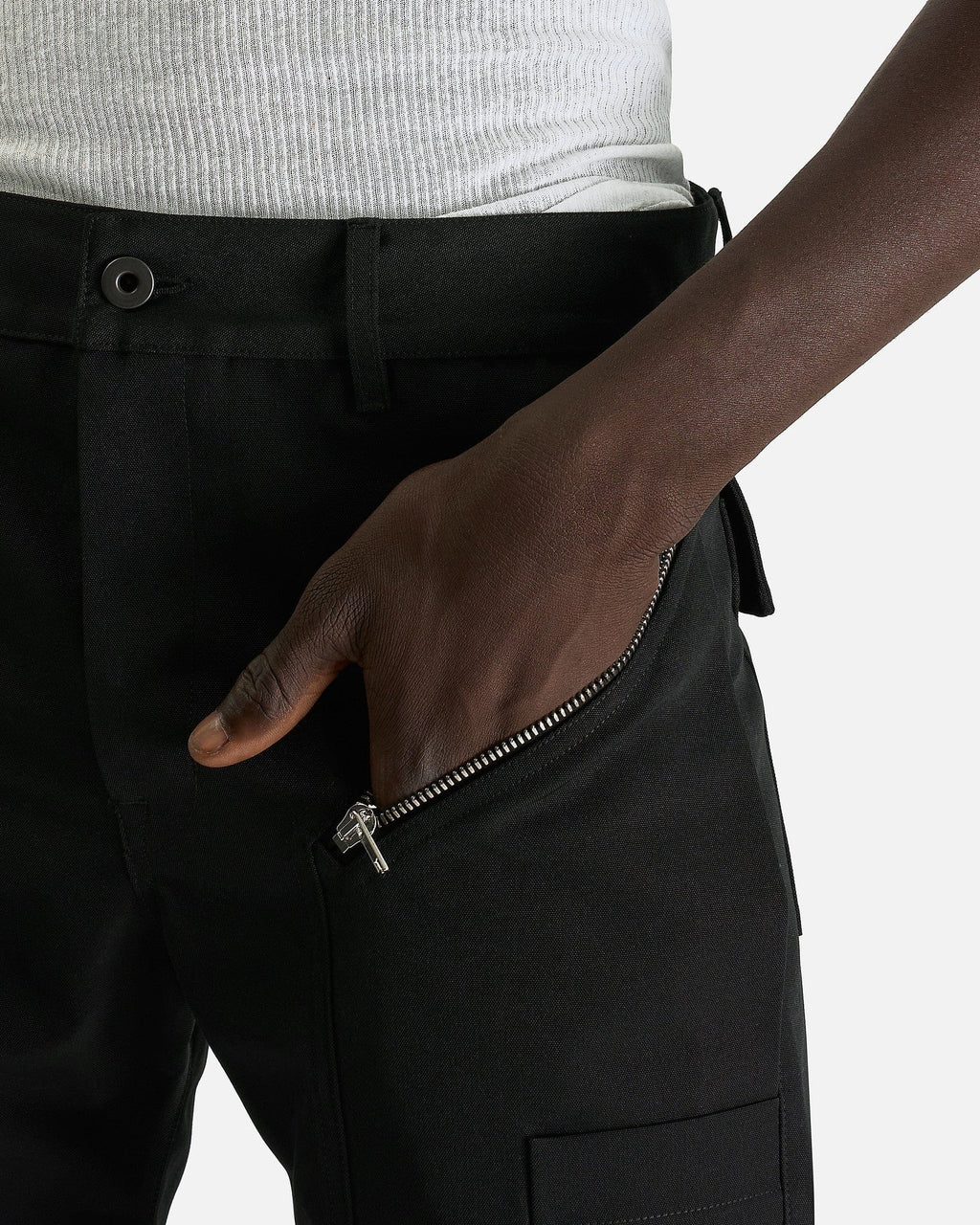 Headon Convertible Pant In Black Rick owens – Гарантія оригінальності – збільшений вид