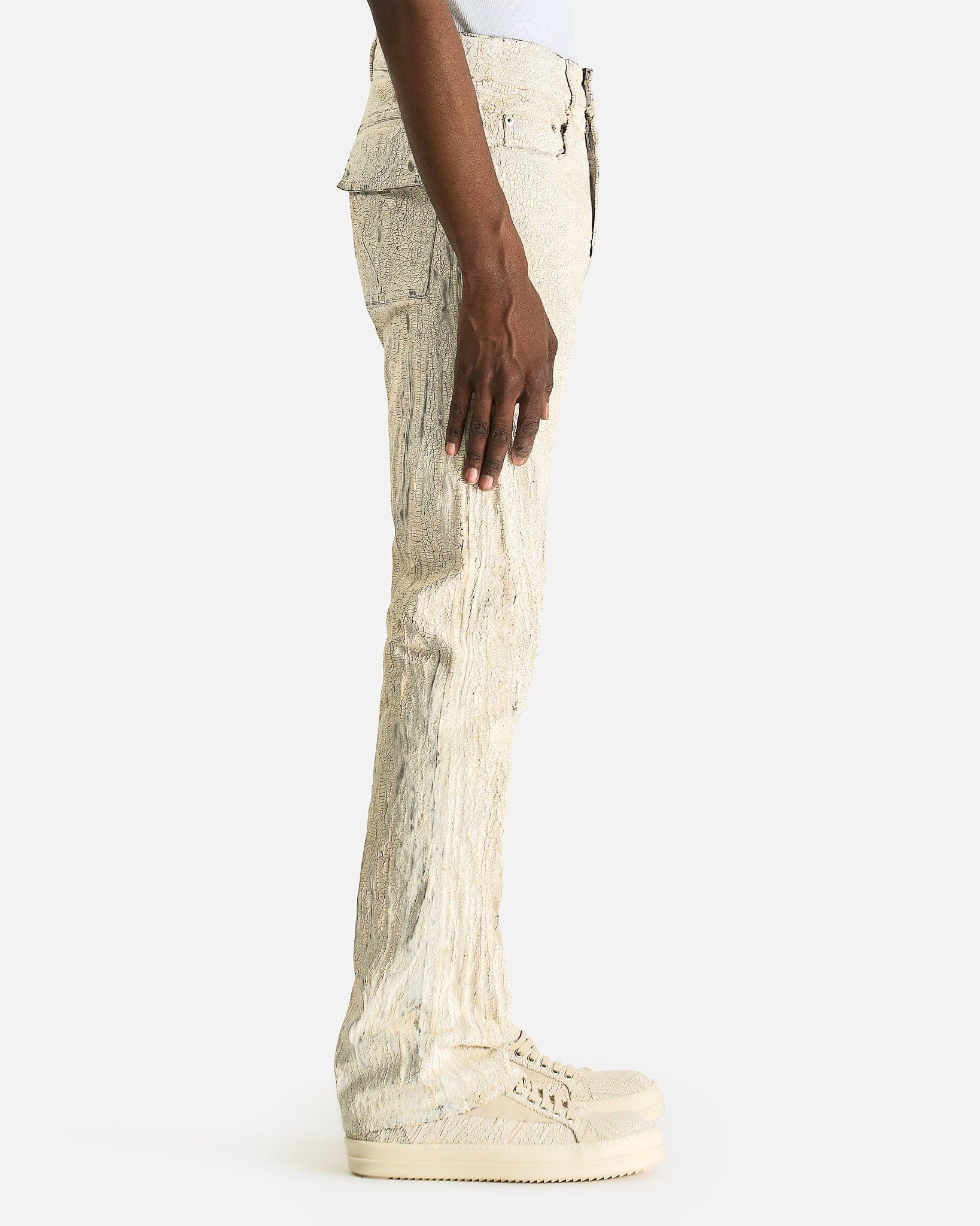 Headon Utility Pant In Milk Rick owens оригінал – Купити в Україні – вид ззаду