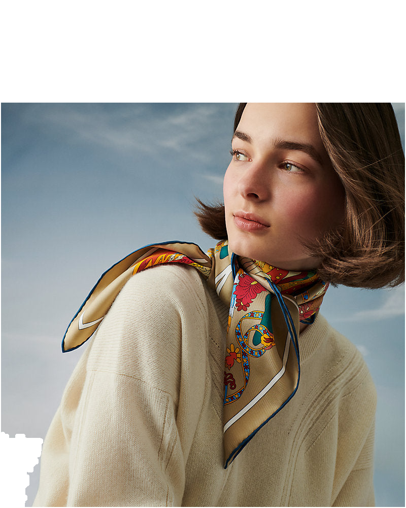 Оригінальна Le Sacre Des Saisons Scarf 90 Hermes