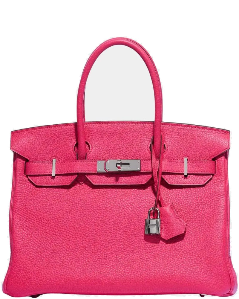 Birkin 30 Clemence Taurillon Rose Extreme Phw Hermes – Гарантія оригінальності