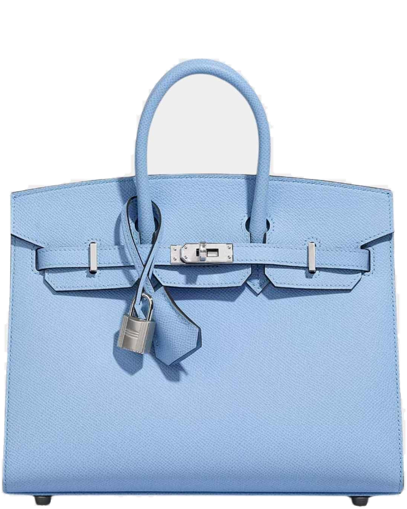 Оригінальна Birkin 25 Epsom Bleu Celeste Phw Hermes