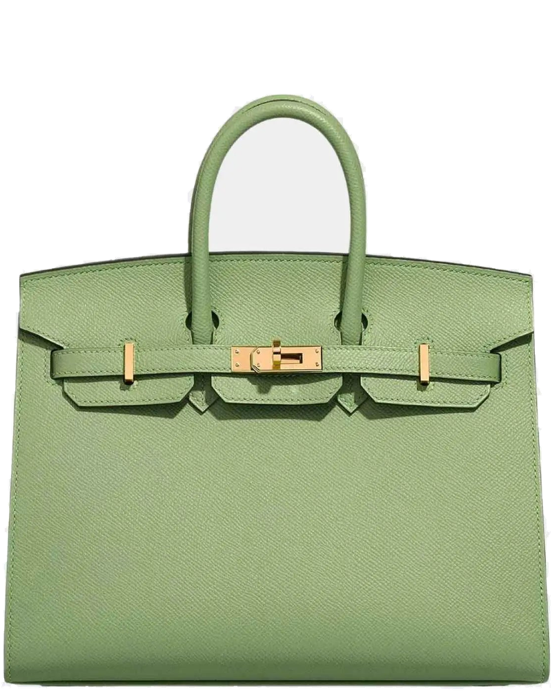 Birkin 25 Epsom Vert Criquet Ghw Hermes – Гарантія оригінальності