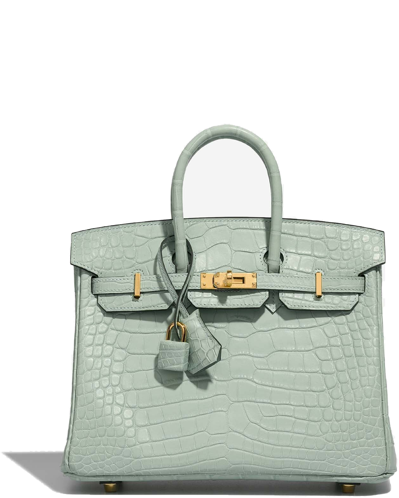 Birkin 25 Matte Alligator Vert Deau Ghw Hermes оригінал – Купити в Україні
