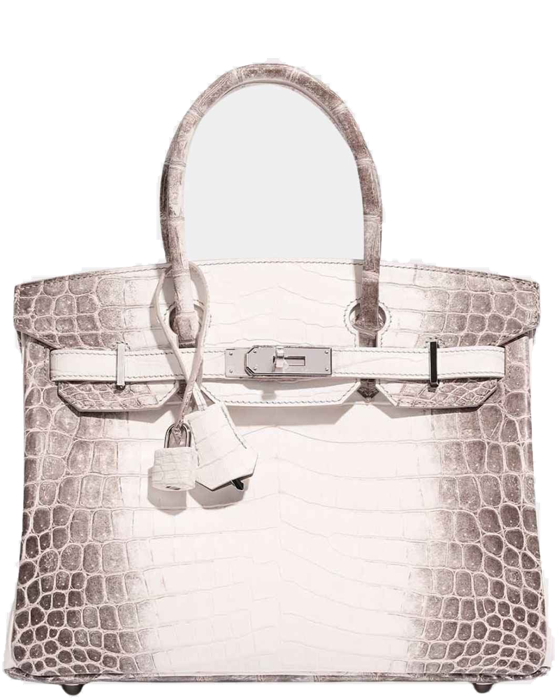 Birkin 30 Matte Alligator Himalaya Blanc Phw Hermes – Гарантія оригінальності