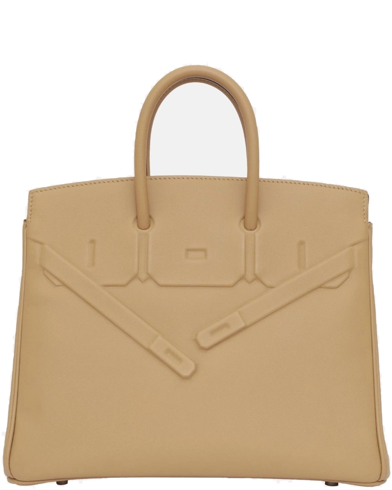 Оригінальна Birkin 25 Shadow Poussiere Swift Hermes
