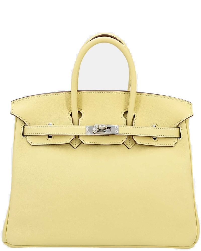 Оригінальна Birkin 25 Swift Jaune Poussin Phw Hermes