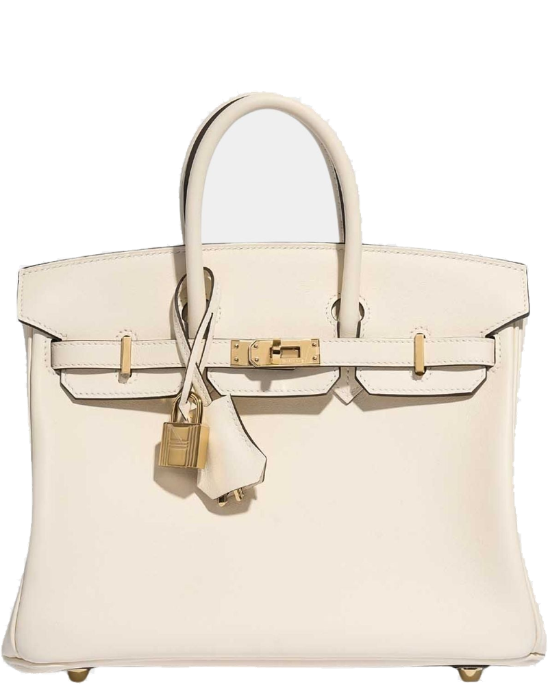 Оригінальна Birkin 25 Swift Nata Ghw Hermes