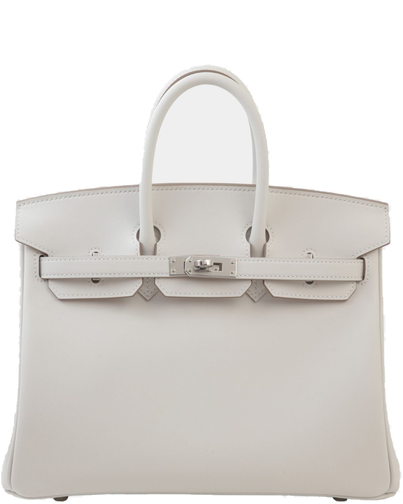 Birkin 25 Swift Gris Pale Phw Hermes – Гарантія оригінальності