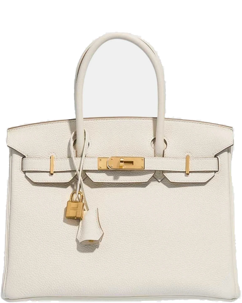 Birkin 30 Togo Mushroom Ghw Hermes – Гарантія оригінальності