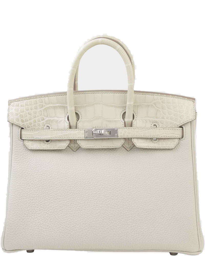 Birkin 25 Touch Togo Matte Alligator Beton Phw Hermes – Гарантія оригінальності