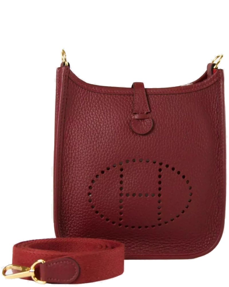 Evelyne 16 Taurillon Clemence Rouge H Ghw Hermes – Гарантія оригінальності