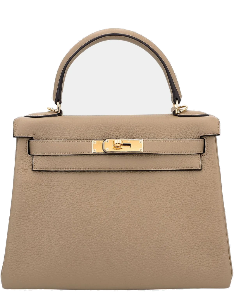 Kelly 28 Clemence Beige Marfa Ghw Hermes оригінал – Купити в Україні