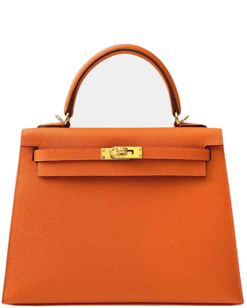 Kelly 25 Epsom Orange H Ghw Hermes – Гарантія оригінальності