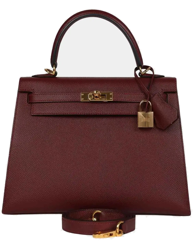 Оригінальна Kelly 25 Espom Rouge H Ghw Hermes