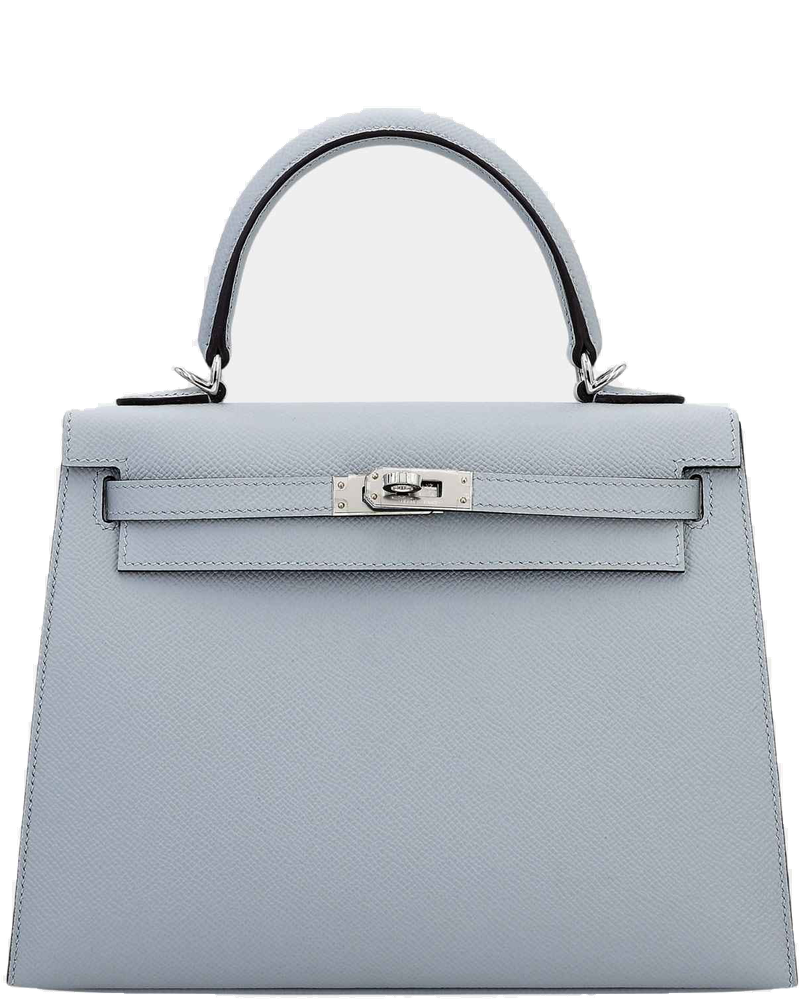 Kelly 25 Hss Verso Epsom Bleu Glacier Hermes – Гарантія оригінальності