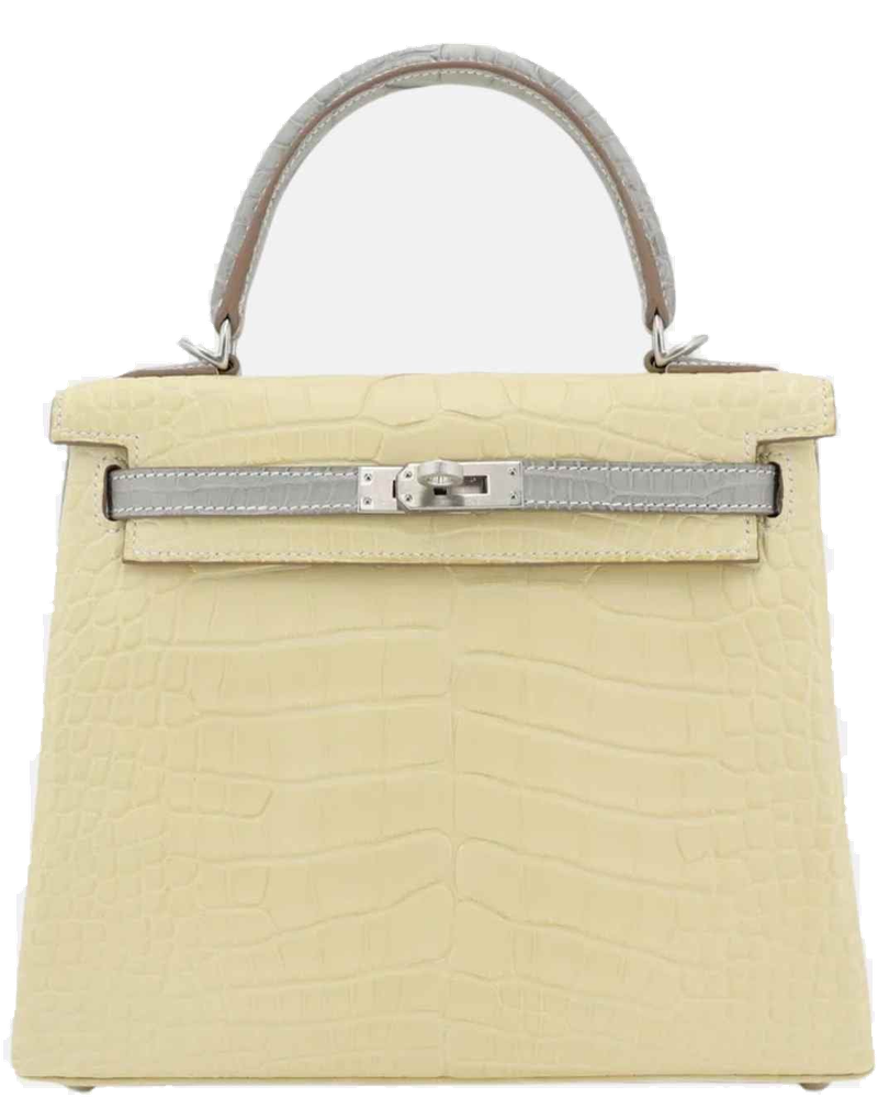 Kelly 25 Hss Alligator Vanille Hermes – Гарантія оригінальності