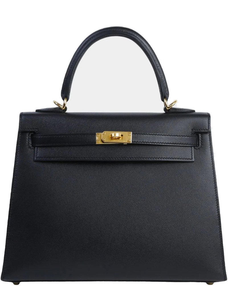 Kelly 25 Madame Black Hermes – Гарантія оригінальності