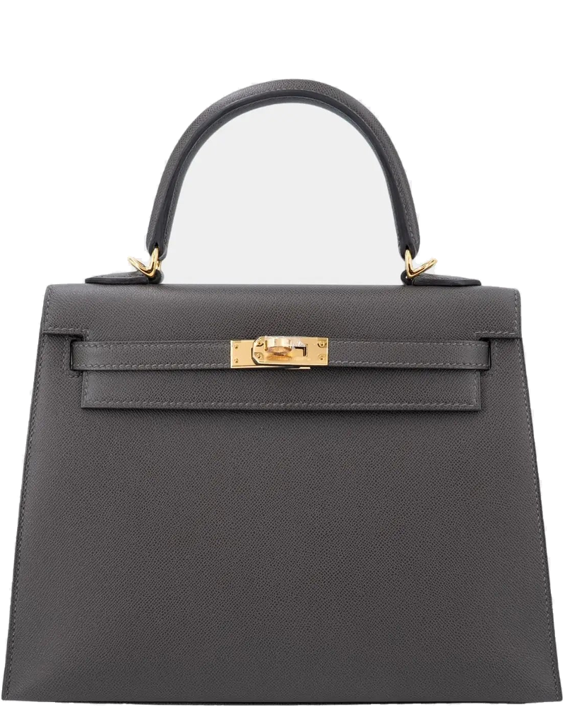 Оригінальна Kelly 25 Madame Graphite Ghw Hermes