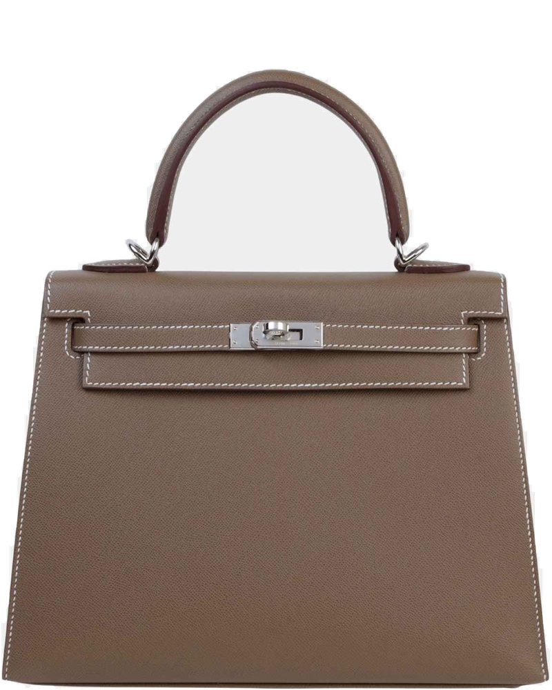 Kelly 25 Sellier Madame Etoupe Hermes – Гарантія оригінальності