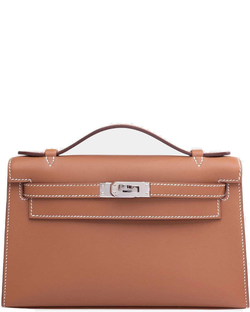 Kelly Pochette Swift Gold Phw Hermes оригінал – Купити в Україні