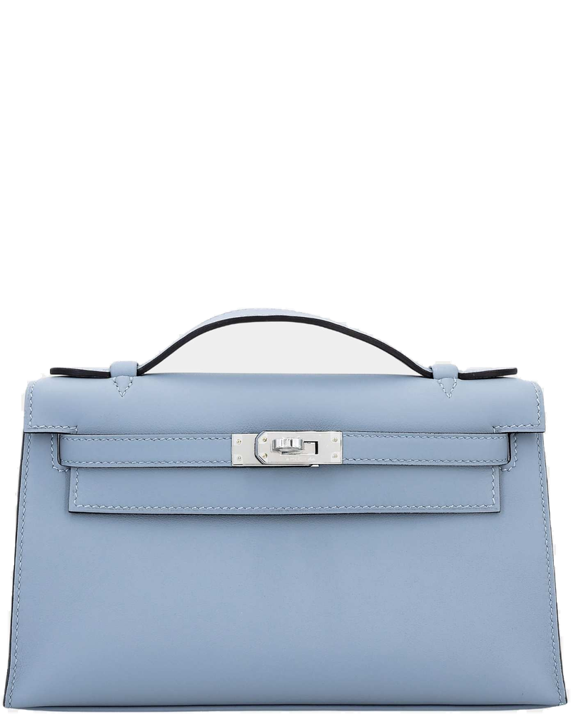 Kelly Pochette Swift Bleu Lin Phw Hermes оригінал – Купити в Україні