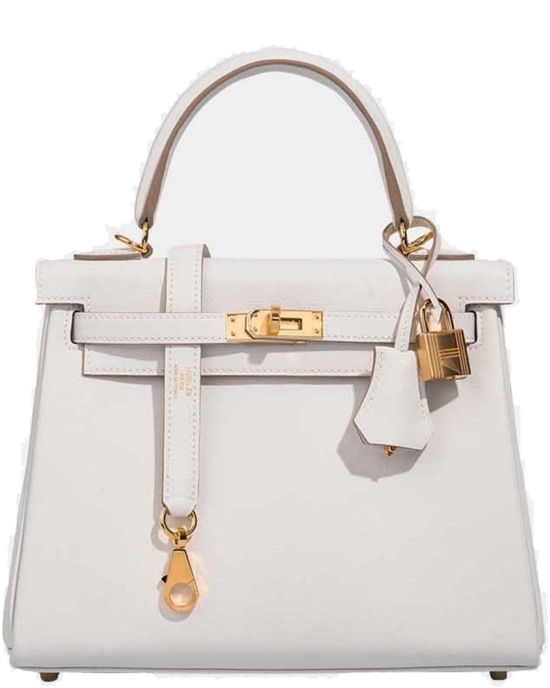 Оригінальна Kelly 25 Swift Gris Pale Ghw Hermes