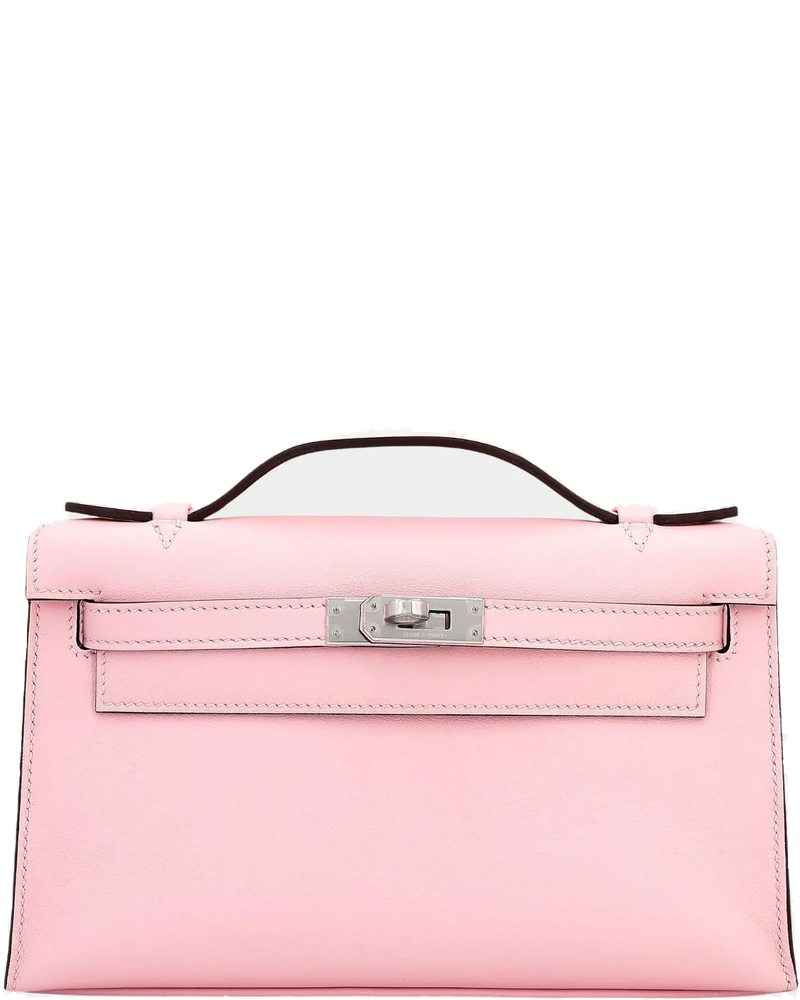 Kelly Pochette Swift Rose Sakura Phw Hermes – Гарантія оригінальності