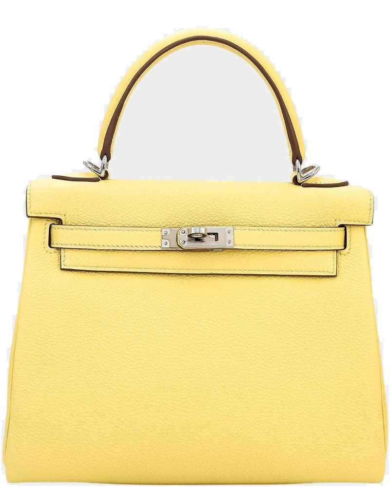 Kelly 25 Togo Jaune Poussin Phw Hermes – Гарантія оригінальності