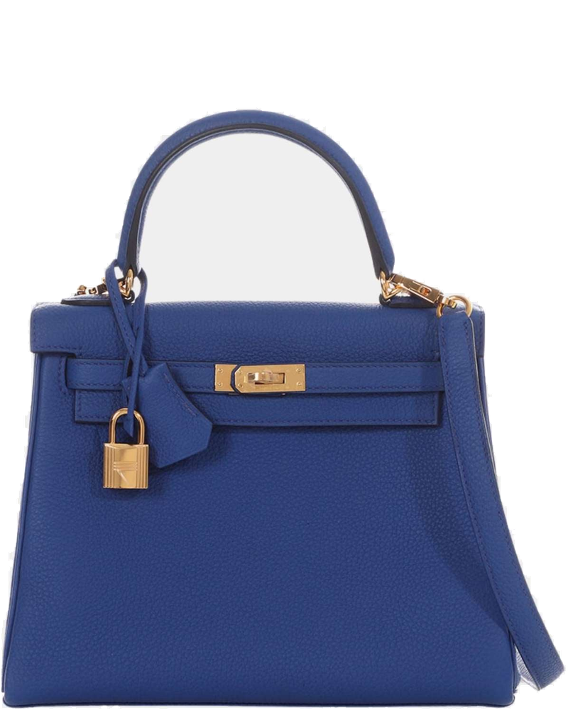 Kelly 25 Togo Bleu Royal Ghw Hermes – Гарантія оригінальності