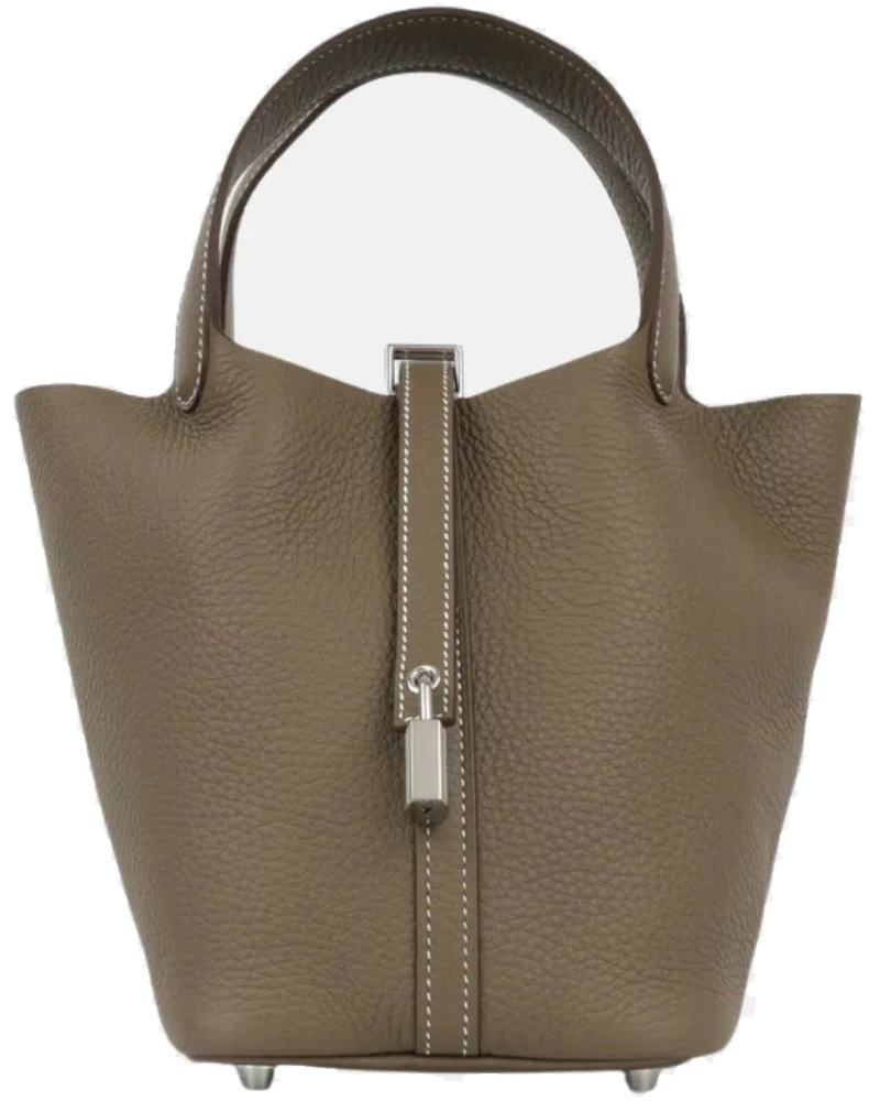 Оригінальна Picotin 18 Etoupe Clemence Leather Phw Hermes